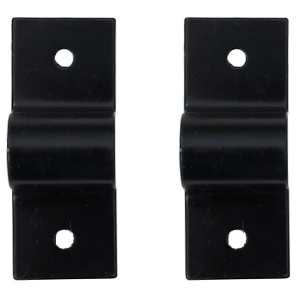 vidaXL Schlauchhalter Wandmontage Schwarz Stahl