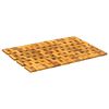 vidaXL Badematten 2 stk. Natur 44 x 60 cm Massivholz Akazie