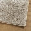 vidaXL Teppich ISTAN Hochflor Gl&auml;nzend Beige 160x230 cm