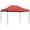 vidaXL Partyzelt Faltbar Pop-Up Burgunderrot 410x279x315 cm