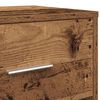 vidaXL Nachttische 2 Stk. mit Schublade Altholz-Optik 40x34x50 cm