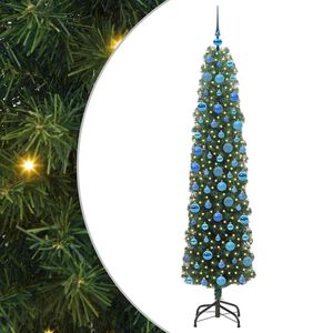 vidaXL K&uuml;nstlicher Weihnachtsbaum mit 300 LEDs mit St&auml;nder Gr&uuml;n 180 cm