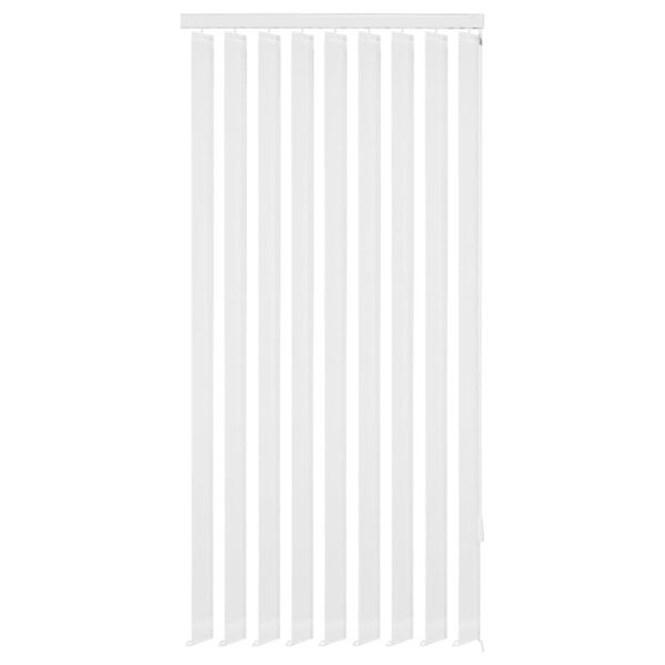 vidaXL Vertikale Jalousien Wei&szlig; Stoff 120x180 cm