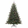 vidaXL K&uuml;nstlicher Weihnachtsbaum mit 300 LEDs mit St&auml;nder Gr&uuml;n 240 cm