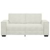 vidaXL 2-Sitzer-Sofa Creme 180x78x84 cm Samt