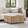 vidaXL Couchtisch Artisan-Eiche 75 x 75 x 38 cm Holzwerkstoff