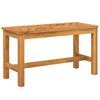 vidaXL Gartenbank 80 cm Massivholz Akazie