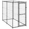 vidaXL Outdoor-Hundezwinger Stahl 110x220x180 cm
