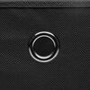 vidaXL Aufbewahrungsboxen mit Deckeln 10 Stk. 28x28x28 cm Schwarz