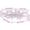 vidaXL Massivholzbett mit Regal ohne Matratze 160x200 cm Kiefernholz
