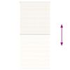 vidaXL Doppelrollo Marmorbeige 100x200 cm Stoffbreite 95,9 cm Polyester