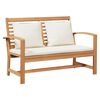 vidaXL Gartensofa-set 5 pcs Natur Massivholz Teak