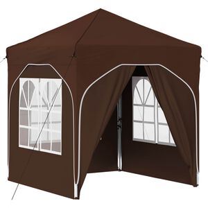 vidaXL Pop-up Partyzelt 192 x 192 x 245 cm Braun