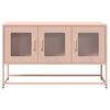 vidaXL TV-Schrank Rosa 100,5x39x60,5 cm Kaltgewalzter Stahl