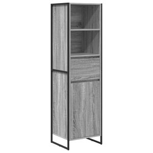 vidaXL B&uuml;cherregal Graues Sonoma 43 x 36 x 150,5 cm Holzwerkstoff