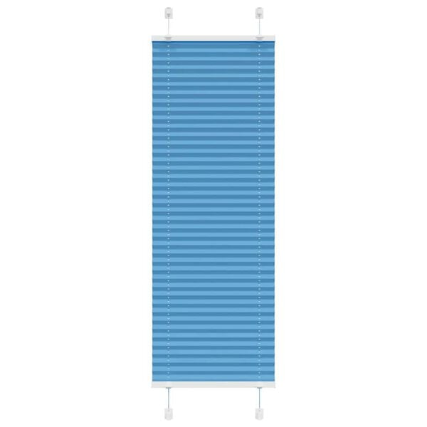 vidaXL Plissee Blau 50x150 cm Stoffbreite 49,4 cm Polyester