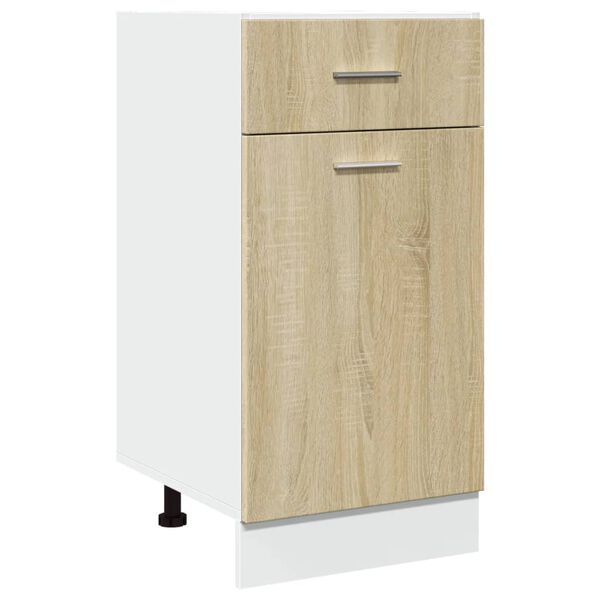 vidaXL Schubunterschrank Lyon Sonoma-Eiche 40x46x81,5 cm Holzwerkstoff