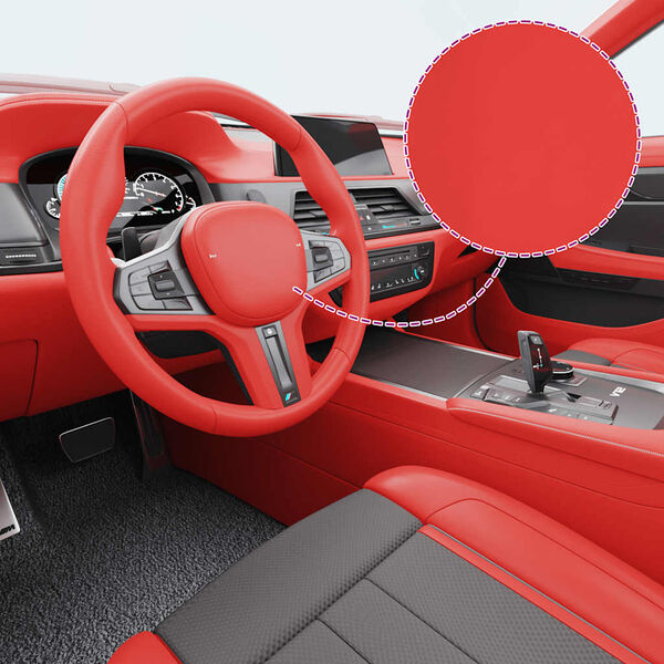 vidaXL Autofolie Matt-Rot 100x150 cm