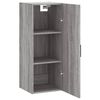 vidaXL Wandschrank Grau Sonoma 34,5x34x90 cm