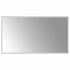 vidaXL LED-Badezimmerspiegel Transparent 90 x 50 cm Geh&auml;rtetes Glas