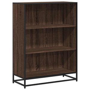 vidaXL B&uuml;cherschrank Braun Eichen-Optik 80,5x35x107,5 cm Holzwerkstoff