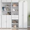 vidaXL Highboard Wei&szlig; 50x42,5x185 cm Holzwerkstoff
