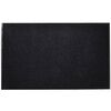 Schwarze PVC T&uuml;rmatte 90 x 120 cm