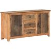 vidaXL Sideboard 140x40x75 cm Recyceltes Massivholz