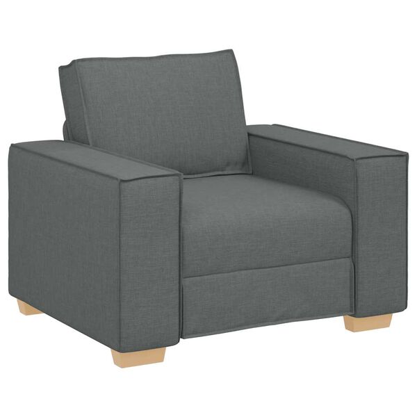 vidaXL Sofa Stuhl Dunkelgrau 100x78x84 cm Stoff