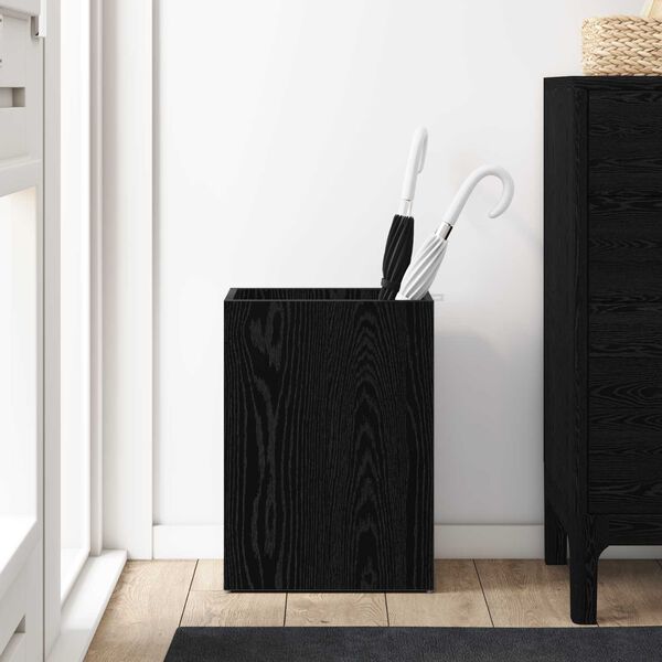 vidaXL Sonnenschirmhalter Schwarz Eichen-Optik 40 x 20 x 55,5 cm