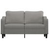 vidaXL 2-Sitzer-Sofa Dunkelgrau 140 cm Stoff