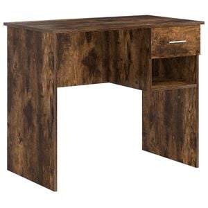 vidaXL Schreibtisch R&auml;uchereiche 90 x 49 x 75 cm Holzwerkstoff