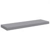 vidaXL Schweberegale 4 Stk. Grau 80x23,5x3,8 cm MDF