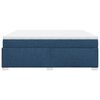 vidaXL Boxspringbett mit Matratze Blau 200x200 cm Stoff