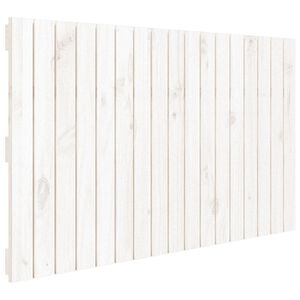 vidaXL Wand-Kopfteil Wei&szlig; 108x3x60 cm Massivholz Kiefer