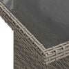 vidaXL Gartensofa-set mit Kissen 8 pcs Grau Poly-Rattan