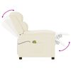 vidaXL Massagesessel Creme Kunstleder