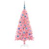 vidaXL Weihnachtsbaum mit 150 LEDs mit Ständer Rosa 150 cm PVC