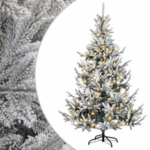 vidaXL K&uuml;nstlicher klappbarer Weihnachtsbaum 120 cm 150 LEDs