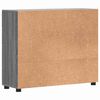 vidaXL Holzschrank Graues Sonoma 88,5 x 30,5 x 73 cm Holzwerkstoff