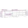 vidaXL TV-Schrank Sonoma-Eiche 180x34x41 cm Holzwerkstoff