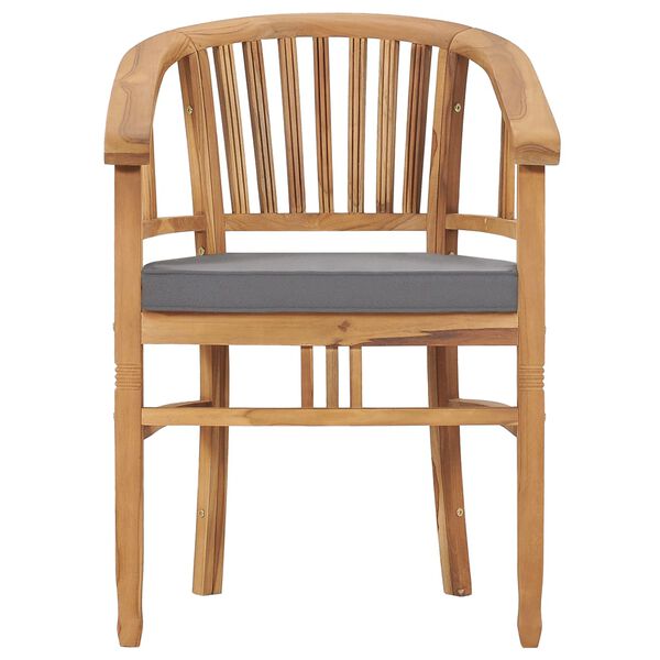 vidaXL 7-tlg. Garten-Essgruppe mit Kissen Massivholz Teak