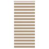 vidaXL Doppelrollo Sandbraun 105x200 cm Stoffbreite 100,9 cm Polyester