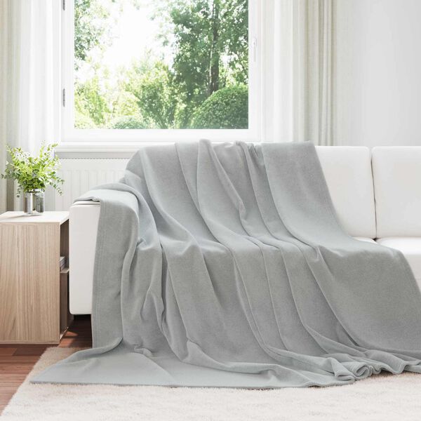 vidaXL Wohndecken 6 pcs Grau 220 x 240 cm Fleece