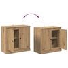 vidaXL Sideboards 3 pcs Altholz 70 x 35,5 x 67,5 cm Holzwerkstoff