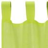vidaXL Voile Vorh&auml;nge mit Lasche 2 Stk. Apfelgr&uuml;n