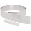 vidaXL Raseneinfassung Silber 450 x 0,05 x 15 cm Edelstahl