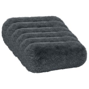 vidaXL Kissen mit Kissen HEERLEN 6 Stk. Anthrazit PV Fleece