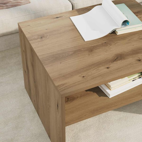 vidaXL Couchtisch Artisan-Eiche 60 x 50 x 40 cm Holzwerkstoff