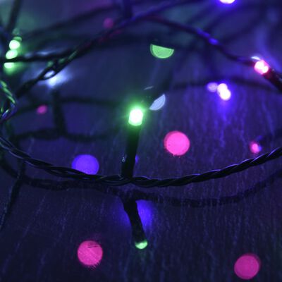 vidaXL LED-Lichterkette mit 2000 LEDs Pastell Mehrfarbig 200 m PVC
